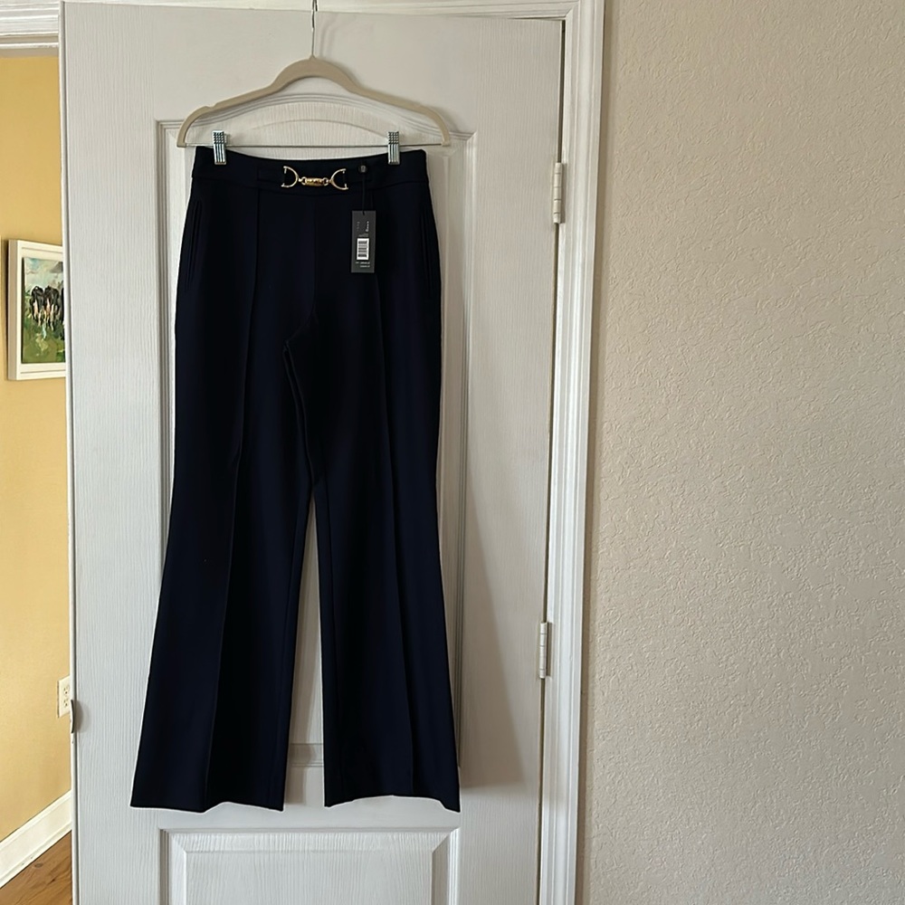 Eli Tahari navy pants NWT